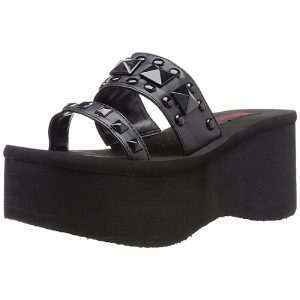 Mules Plateformes En Cuir Vegan Demonia ‘FUNN-18’… soldes pas cher 15