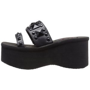 Mules Plateformes En Cuir Vegan Demonia ‘FUNN-18’… soldes pas cher 17