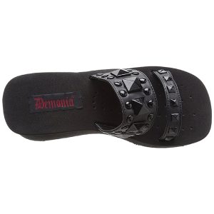 Mules Plateformes En Cuir Vegan Demonia ‘FUNN-18’… soldes pas cher 19
