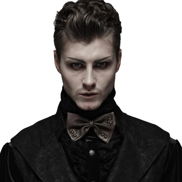 PUNK RAVE Noeud Papillon ‘Hades’ Marron à prix d'occasion 3