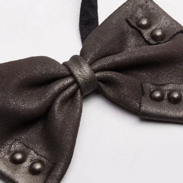 PUNK RAVE Noeud Papillon ‘Hades’ Marron à prix d'occasion 4