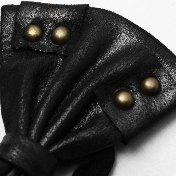 PUNK RAVE Noeud Papillon ‘Hades’ Noir Nouveau 4