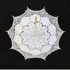magasin pour PUNK RAVE Ombrelle Gothic Lolita ‘White Fairy’ Blanche 27