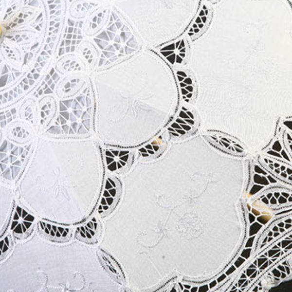 magasin pour PUNK RAVE Ombrelle Gothic Lolita ‘White Fairy’ Blanche 10