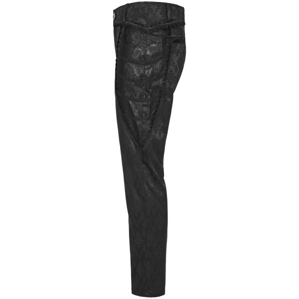 de garantie authentique PUNK RAVE Pantalon ‘Arnegliscus’ Noir 12