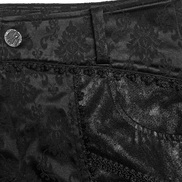 de garantie authentique PUNK RAVE Pantalon ‘Arnegliscus’ Noir 14