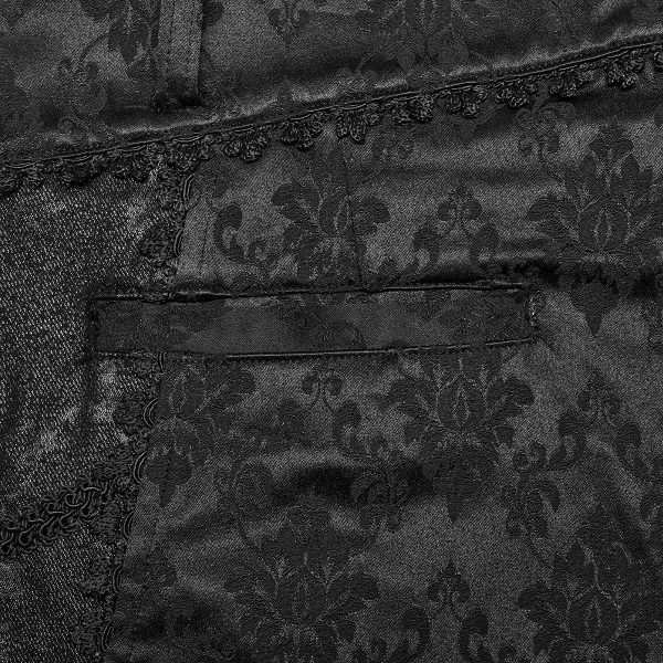 de garantie authentique PUNK RAVE Pantalon ‘Arnegliscus’ Noir 15