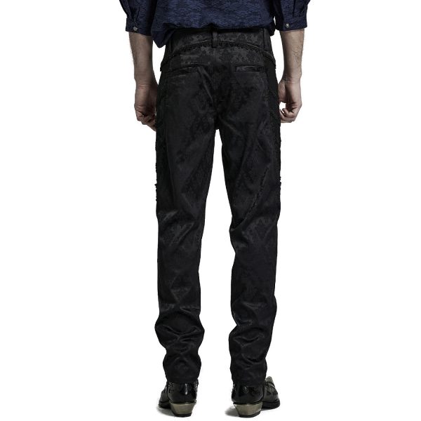 de garantie authentique PUNK RAVE Pantalon ‘Arnegliscus’ Noir 7