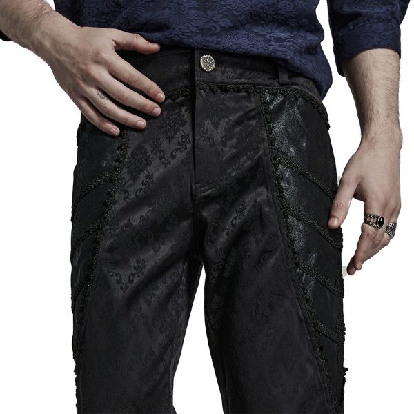 de garantie authentique PUNK RAVE Pantalon ‘Arnegliscus’ Noir 9