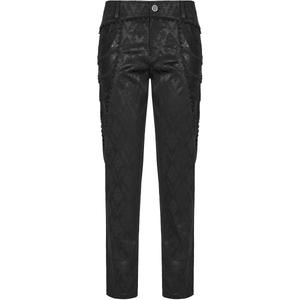 de garantie authentique PUNK RAVE Pantalon ‘Arnegliscus’ Noir 10