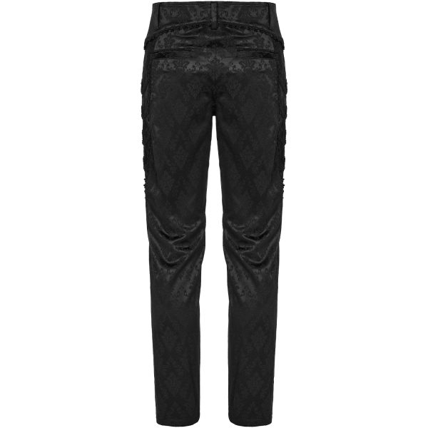 de garantie authentique PUNK RAVE Pantalon ‘Arnegliscus’ Noir 11