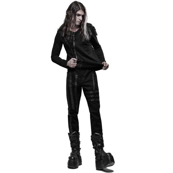 PUNK RAVE Pantalon ‘Dark Devil’ Noir Service Clients Dédié 3