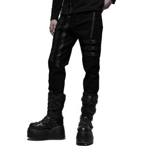 PUNK RAVE Pantalon ‘Dark Devil’ Noir Service Clients Dédié 41