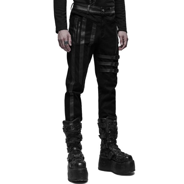 PUNK RAVE Pantalon ‘Dark Devil’ Noir Service Clients Dédié 13