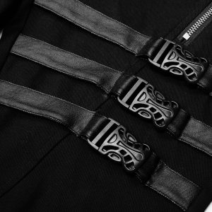 PUNK RAVE Pantalon ‘Dark Devil’ Noir Service Clients Dédié 55