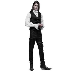 Retour Facile et Gratuit PUNK RAVE Pantalon ‘Asmodeus’ Noir 21