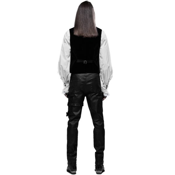 Retour Facile et Gratuit PUNK RAVE Pantalon ‘Asmodeus’ Noir 7