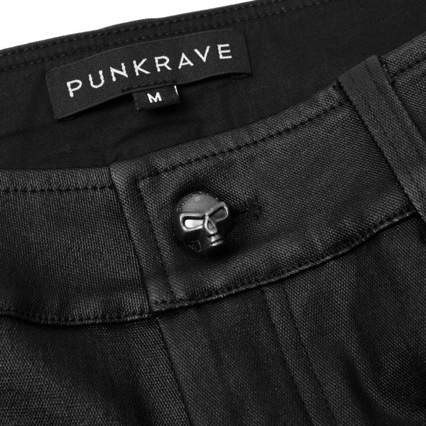 Retour Facile et Gratuit PUNK RAVE Pantalon ‘Asmodeus’ Noir 15