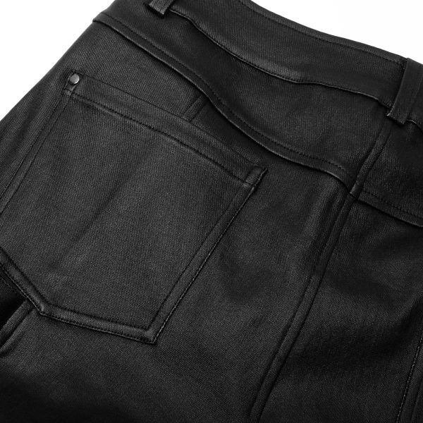 Retour Facile et Gratuit PUNK RAVE Pantalon ‘Asmodeus’ Noir 17