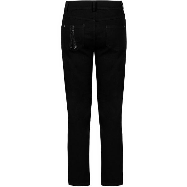 PUNK RAVE Pantalon ‘Astaroth’ Noir excellents soldes 16
