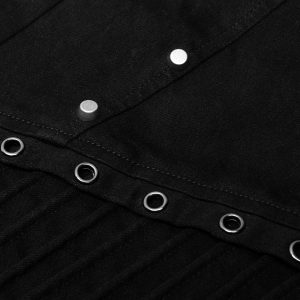 PUNK RAVE Pantalon ‘Astaroth’ Noir excellents soldes 55