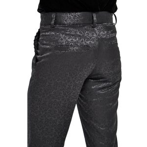 Meilleur Prix Garanti DEVIL FASHION Pantalon ‘Atkins’ En Jacquard Noir 40