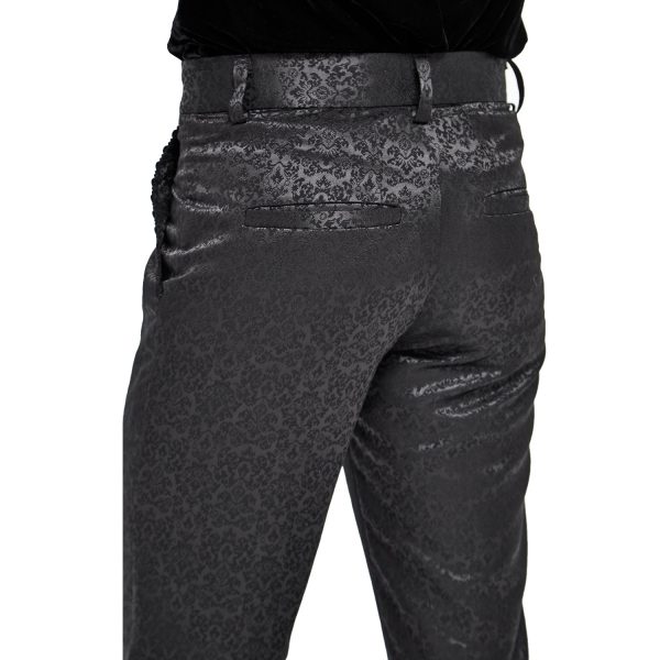 Meilleur Prix Garanti DEVIL FASHION Pantalon ‘Atkins’ En Jacquard Noir 12