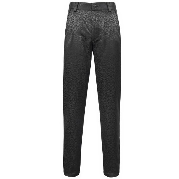 Meilleur Prix Garanti DEVIL FASHION Pantalon ‘Atkins’ En Jacquard Noir 13