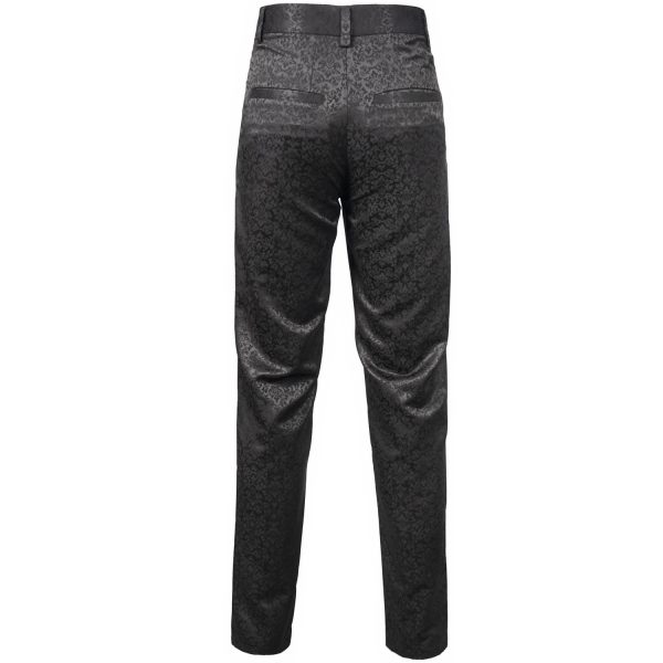 Meilleur Prix Garanti DEVIL FASHION Pantalon ‘Atkins’ En Jacquard Noir 14