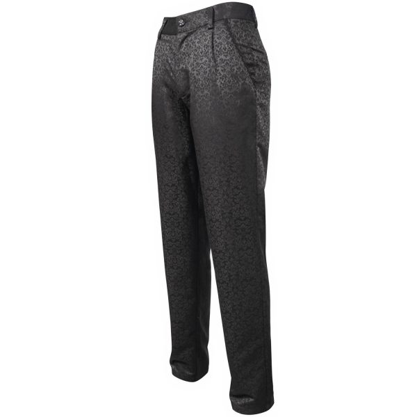 Meilleur Prix Garanti DEVIL FASHION Pantalon ‘Atkins’ En Jacquard Noir 15