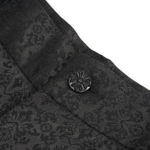 Meilleur Prix Garanti DEVIL FASHION Pantalon ‘Atkins’ En Jacquard Noir 48