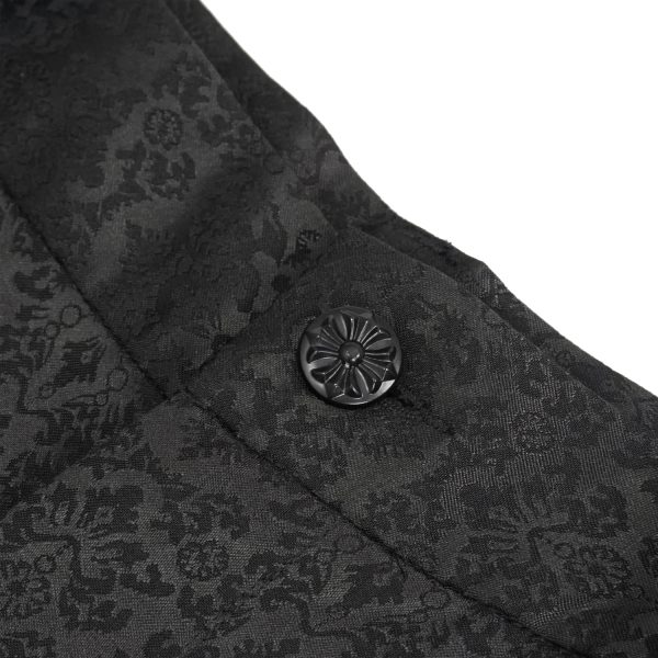 Meilleur Prix Garanti DEVIL FASHION Pantalon ‘Atkins’ En Jacquard Noir 16