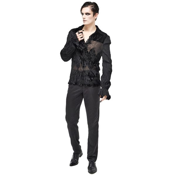 Meilleur Prix Garanti DEVIL FASHION Pantalon ‘Atkins’ En Jacquard Noir 6