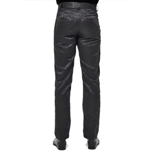 Meilleur Prix Garanti DEVIL FASHION Pantalon ‘Atkins’ En Jacquard Noir 32