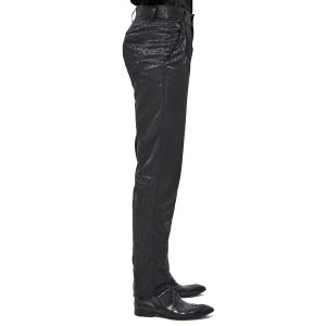 Meilleur Prix Garanti DEVIL FASHION Pantalon ‘Atkins’ En Jacquard Noir 36