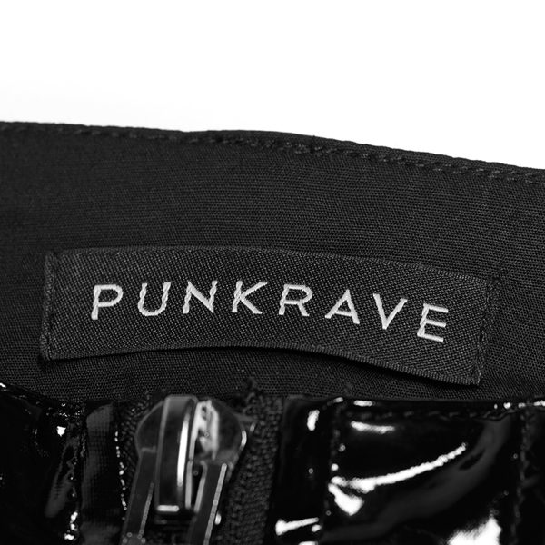 magasin en ligne france PUNK RAVE Pantalon ‘Ball Jointed Doll’ En Vinyle Noir 16