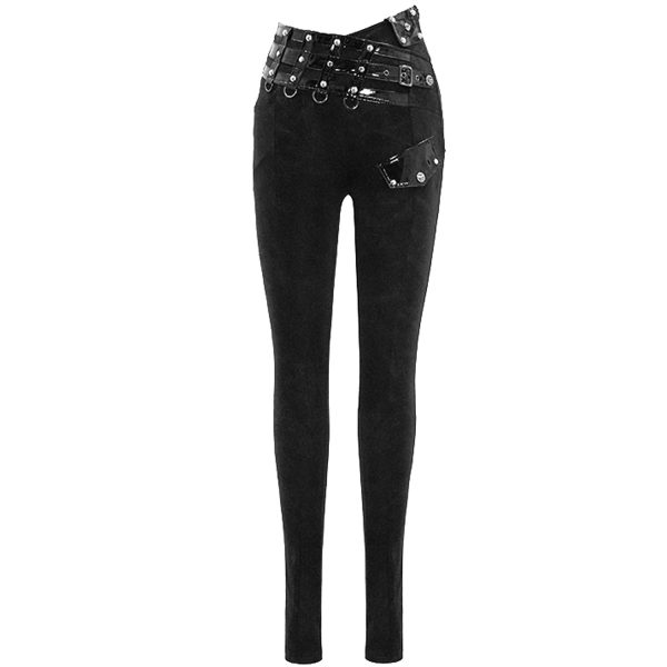 DEVIL FASHION Pantalon ‘Black Star’ Noir dernière tendance 12