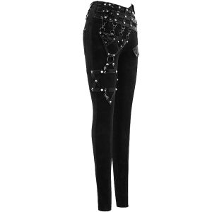DEVIL FASHION Pantalon ‘Black Star’ Noir dernière tendance 45