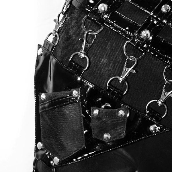DEVIL FASHION Pantalon ‘Black Star’ Noir dernière tendance 16