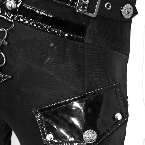 DEVIL FASHION Pantalon ‘Black Star’ Noir dernière tendance 18