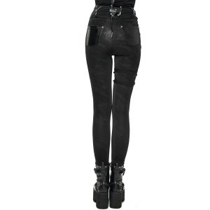 DEVIL FASHION Pantalon ‘Black Star’ Noir dernière tendance 29