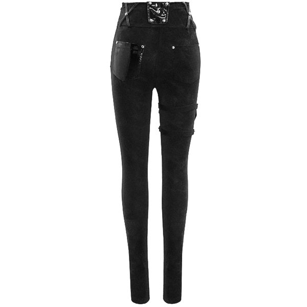 DEVIL FASHION Pantalon ‘Black Star’ Noir dernière tendance 11