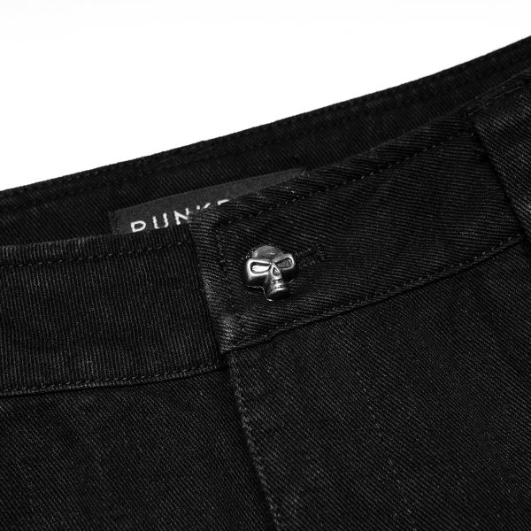 boutique en france PUNK RAVE Pantalon ‘Calargaff’ Noir 12