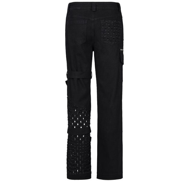 boutique en france PUNK RAVE Pantalon ‘Calargaff’ Noir 10