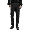 qualité supérieure PUNK RAVE Pantalon ‘Cannabas’ Noir 62