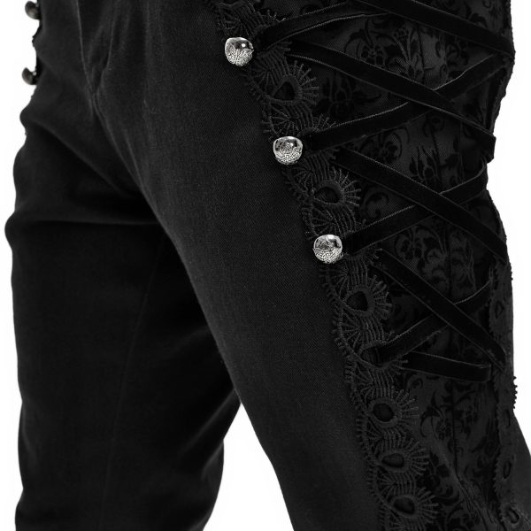 DEVIL FASHION Pantalon ‘Coffin’ Noir des prix incroyables 13