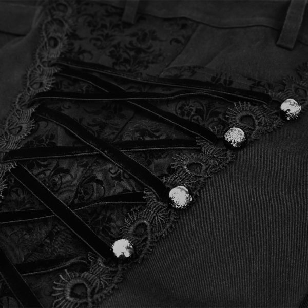 DEVIL FASHION Pantalon ‘Coffin’ Noir des prix incroyables 16