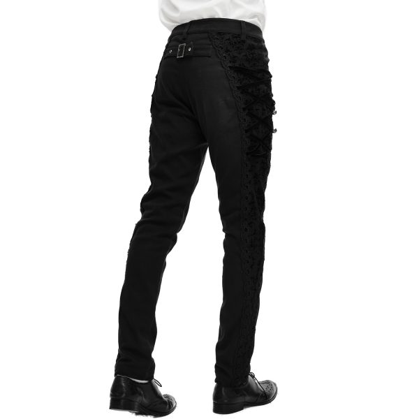 DEVIL FASHION Pantalon ‘Coffin’ Noir des prix incroyables 6