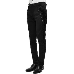 DEVIL FASHION Pantalon ‘Coffin’ Noir des prix incroyables 30