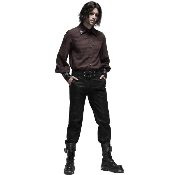 vente en ligne pas cher PUNK RAVE Pantalon ‘Coyote’ Noir 3